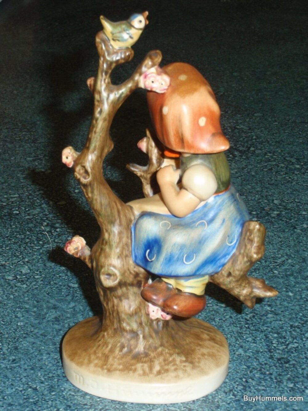 1950s " Apple Tree Girl" Goebel Hummel Figurine #141/1 TMK2 FULL BEE - Antique! - Picture 6 of 11